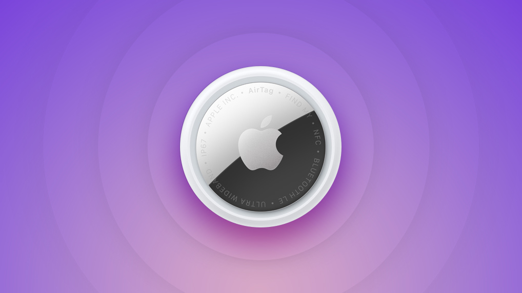 Second Generation AirTag Feature Purple